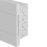 quadro de distribuição amanco sem barramento 8 disjuntores liso branco (mp)