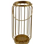porta vela noritex dourado 412-870231