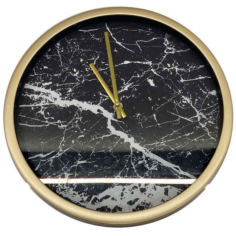 relógio de parede noritex dourado 542-12030