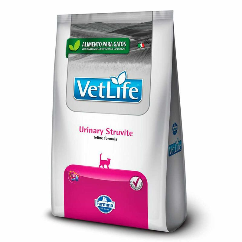 ração vet life gatos adultos urinary struvite frango 400g (mp)