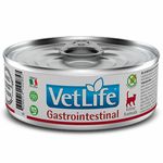 ração úmido vet life gatos adultos gastro-intestinal suino 85g (mp)