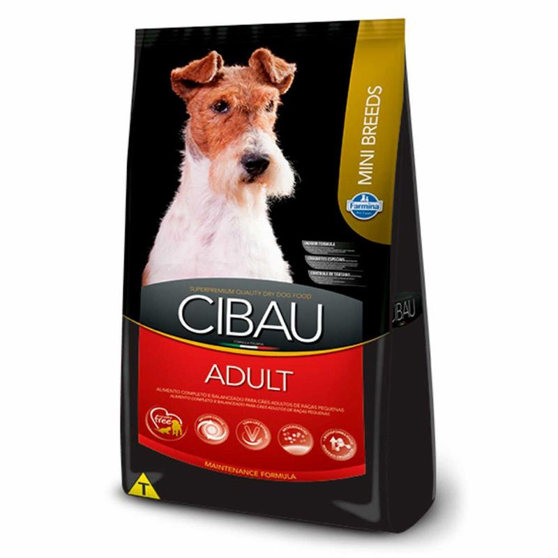 ração cibau cães adulto raças pequenas 3kg (mp)