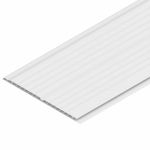 forro pvc canelado 6m 8mm peça 1,2m² plasmeg branco (mp)
