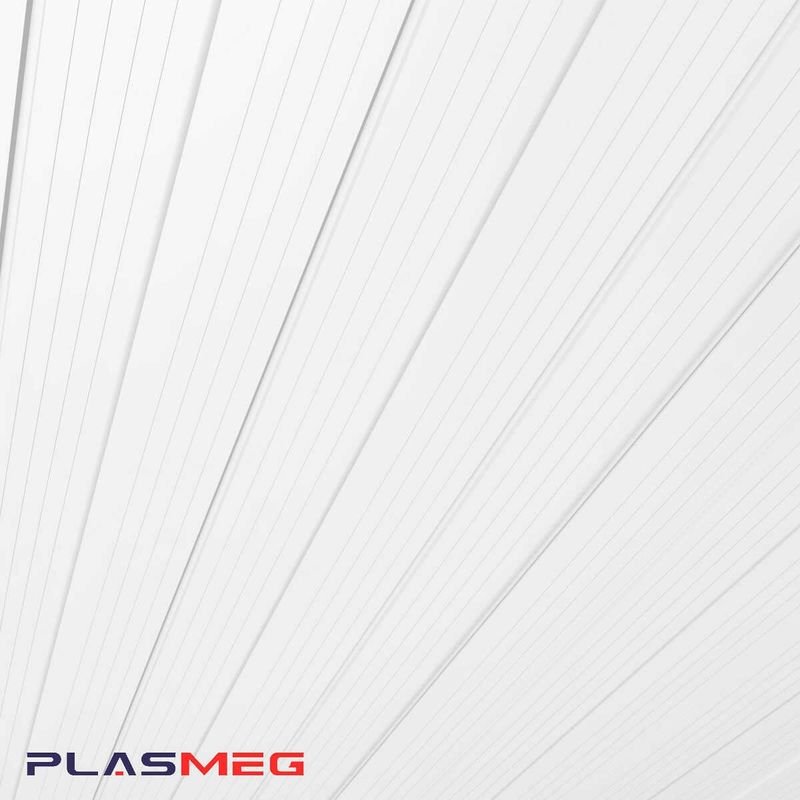 forro pvc canelado 6m 8mm peça 1,2m² plasmeg branco (mp)