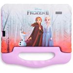 tablet infantil frozen ii multilaser 64gb azul tela 7" câmera frontal 2mp 4gb ram