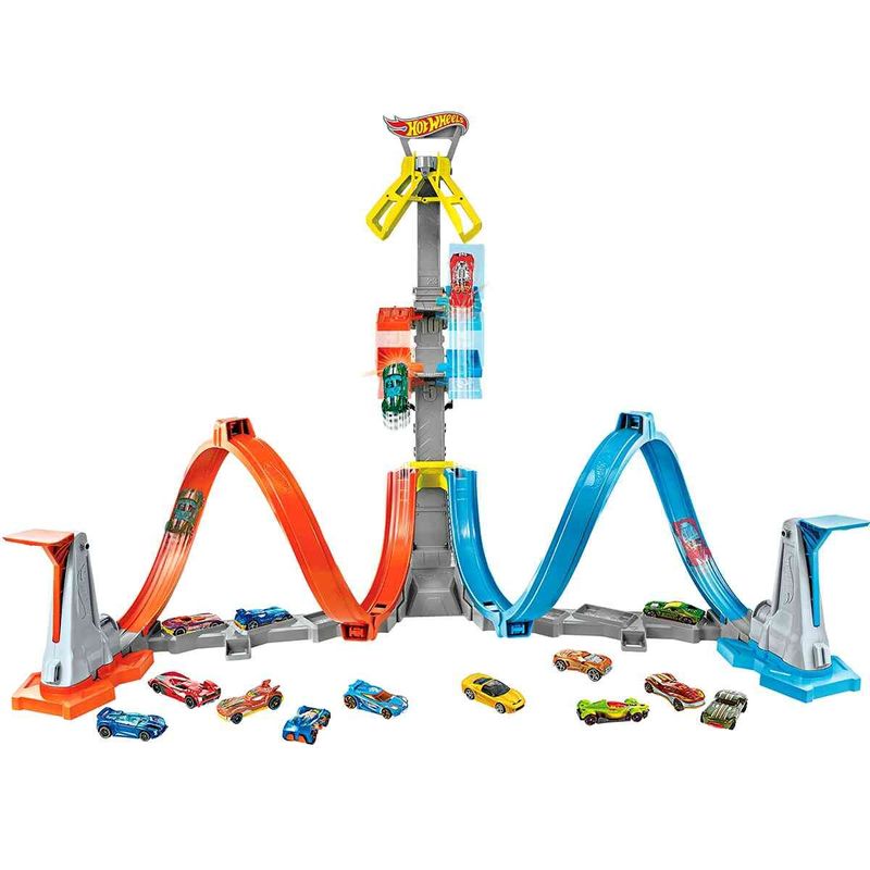 pista mattel hot wheels action desafio da altura grw39