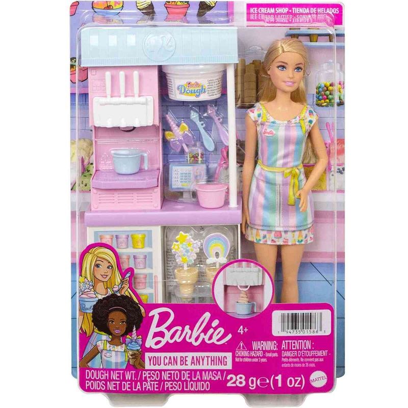 boneca barbie mattel sorveteria hcn46