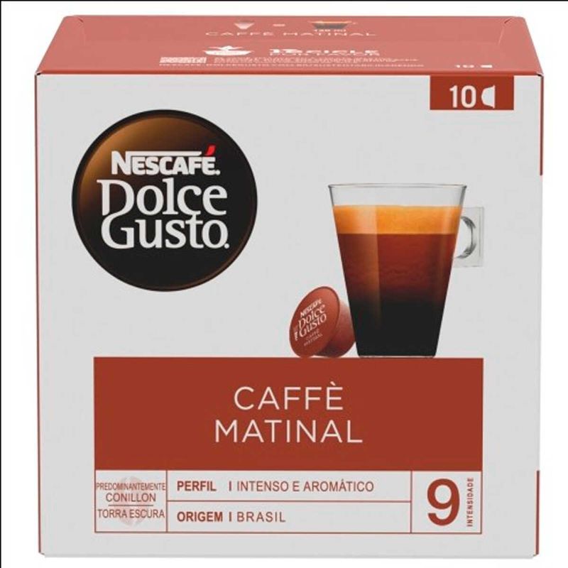 cápula dolce gusto caffé matinal 80g