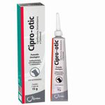 pomada otológica cipro-otic syntec para cães 15g (mp)