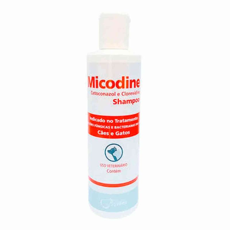 shampoo micodine syntec para cães e gatos 225ml (mp)