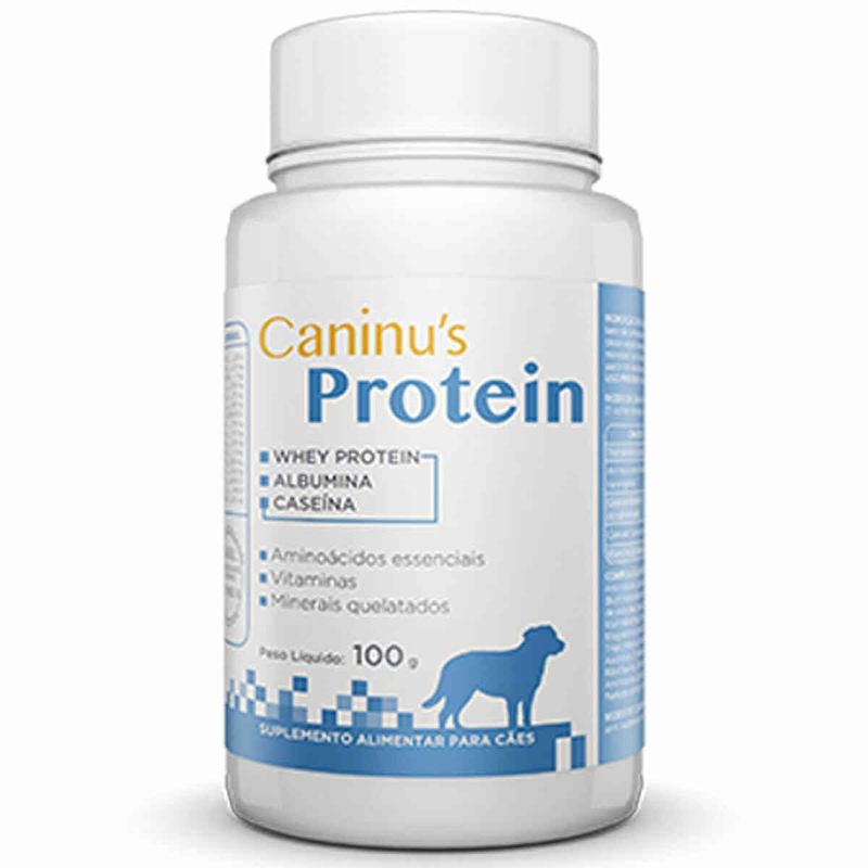 suplemento avert caninus protein whey albumina caseína para cães 100g (mp)
