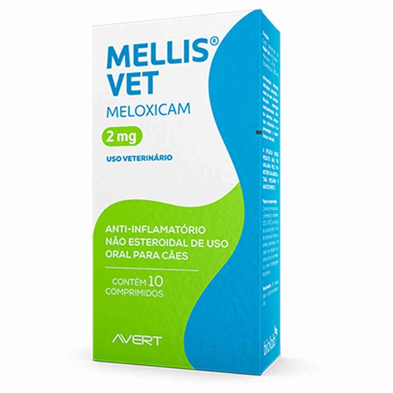 anti-inflamatório mellis vet avert para cães 2mg (mp)
