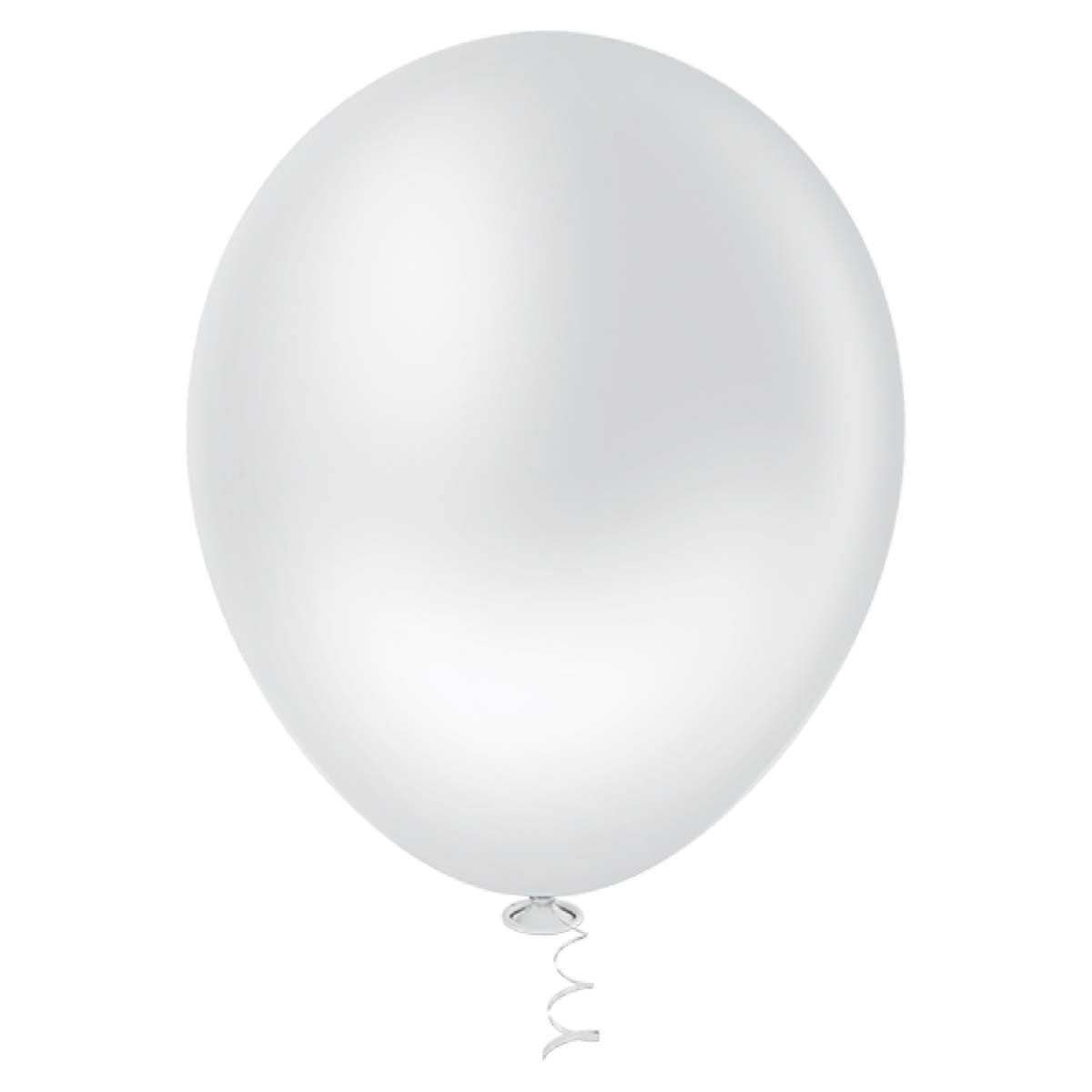 Encontraproduto.com.br - Balão Redondo Branco Tamanho 5 c/50 - Pic Pic