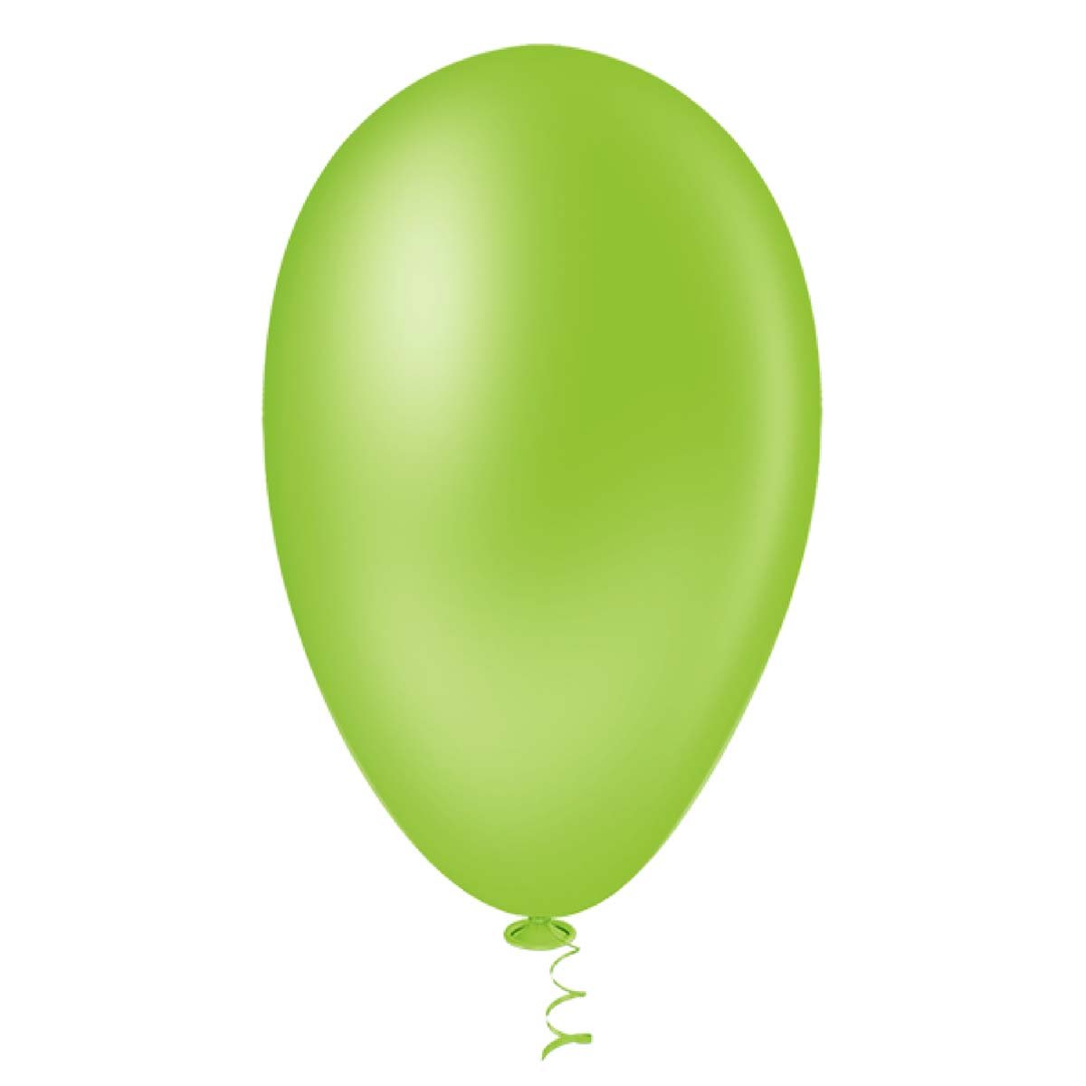Balão Liso Verde Limão Tamanho 7 c/50 - Pic Pic