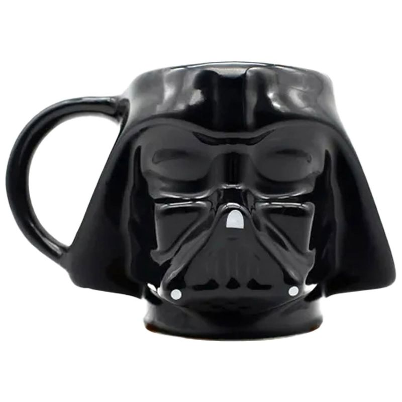 caneca zonacriativa 3d star wars 500ml darth vader (mp)