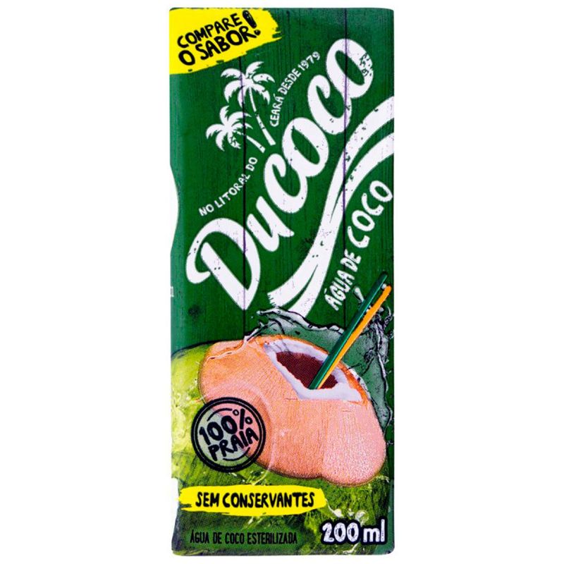 água de coco ducoco 200ml
