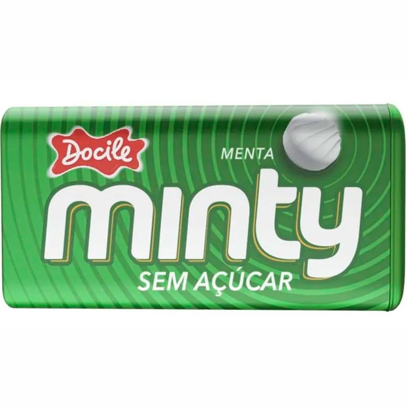 Pastilha Minty Menta Sem Açúcar 21g