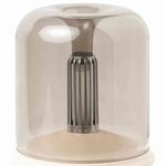 umidificador h'maston lâmpada luz de vela jsq11 bege (mp)