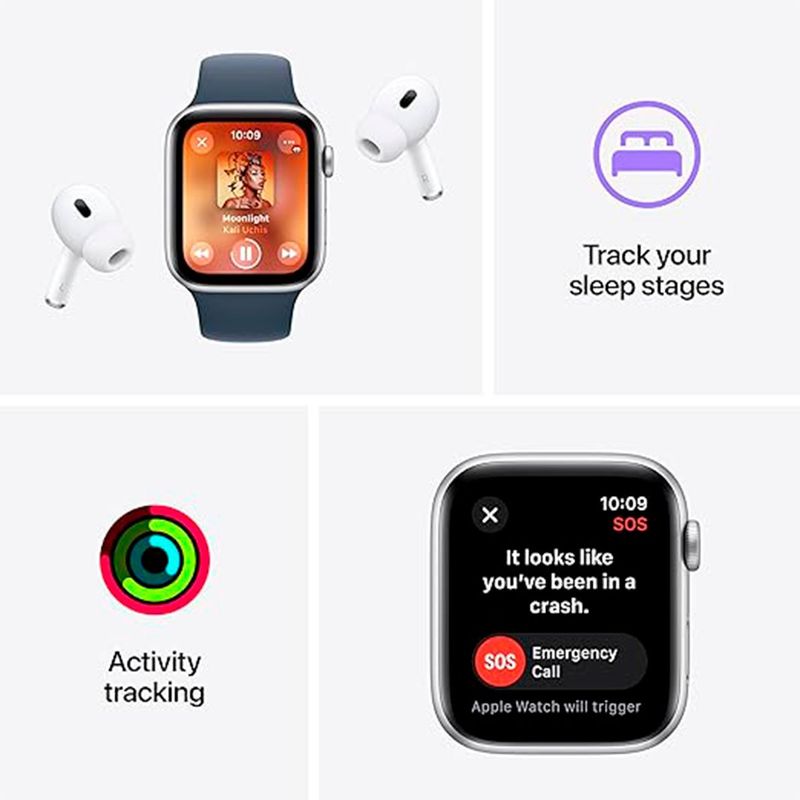 apple watch se 2° geração midnight 4.0 cm a-bi