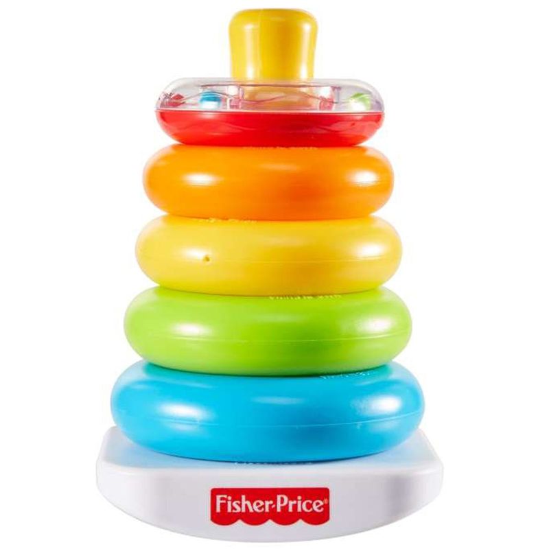 brinquedo para bebês fisher-price pirâmide de argolas gkw58