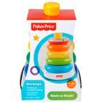 brinquedo para bebês fisher-price pirâmide de argolas gkw58