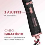 escova secadora mondial preto e rosê erb-01