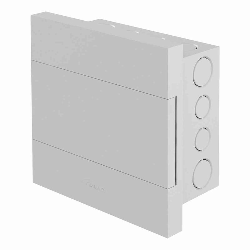 quadro de distribuição amanco 8 disjuntores branco (mp)