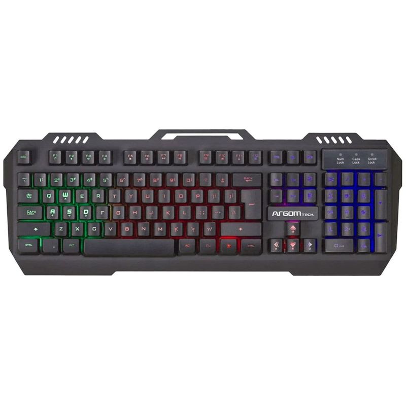 teclado usb combat gaming arg-kb-2056bk argom (mp)