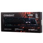 teclado usb combat gaming arg-kb-2056bk argom (mp)