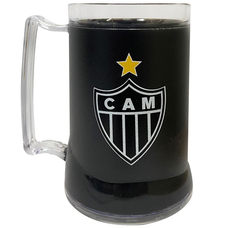 caneca gel atlético mineiro escudo cebola brindes (mp)