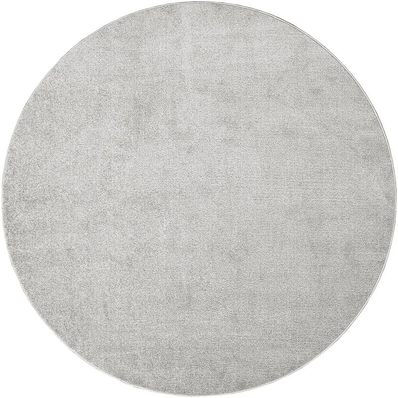 tapete são carlos tufting relex 191x40cm prata 309643