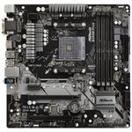 placa mãe asrock micro atx amd am4 b450 ddr4 b450m pro4 (mp)