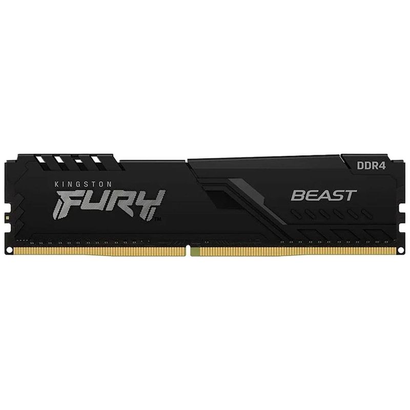 memória ram kingston 8gb ddr4 3200mhz fury beast kf432c16bb/8 (mp)