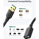 cabo extensor ugreen usb 3.0 2m m/f us129 (mp)