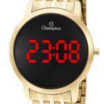 relógio champion feminino dourado ch40099h