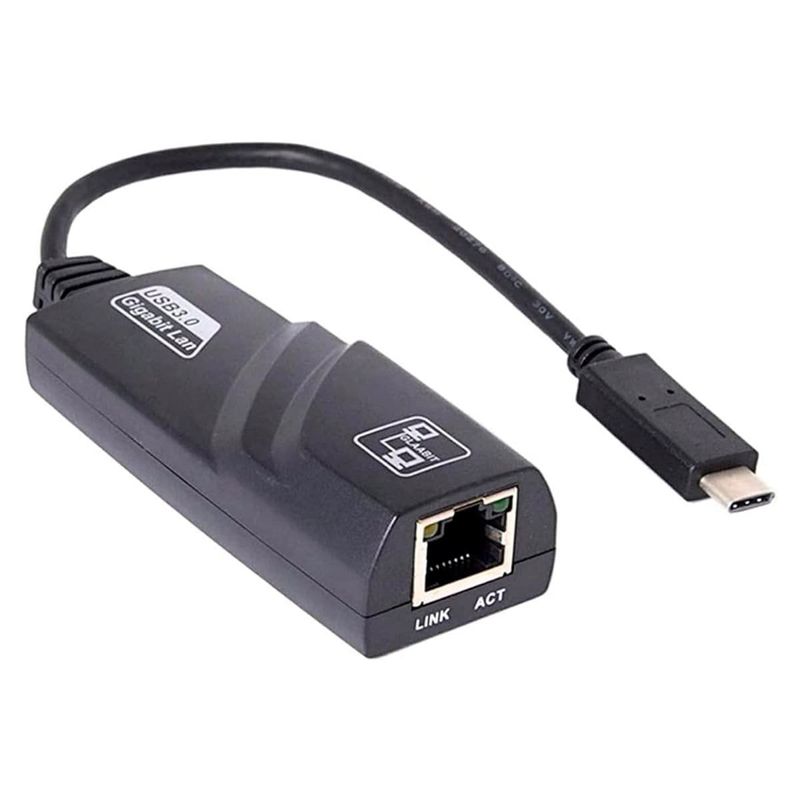 adaptador rede multi usb tipo-c x tj45 1000mbps wi423 (mp)