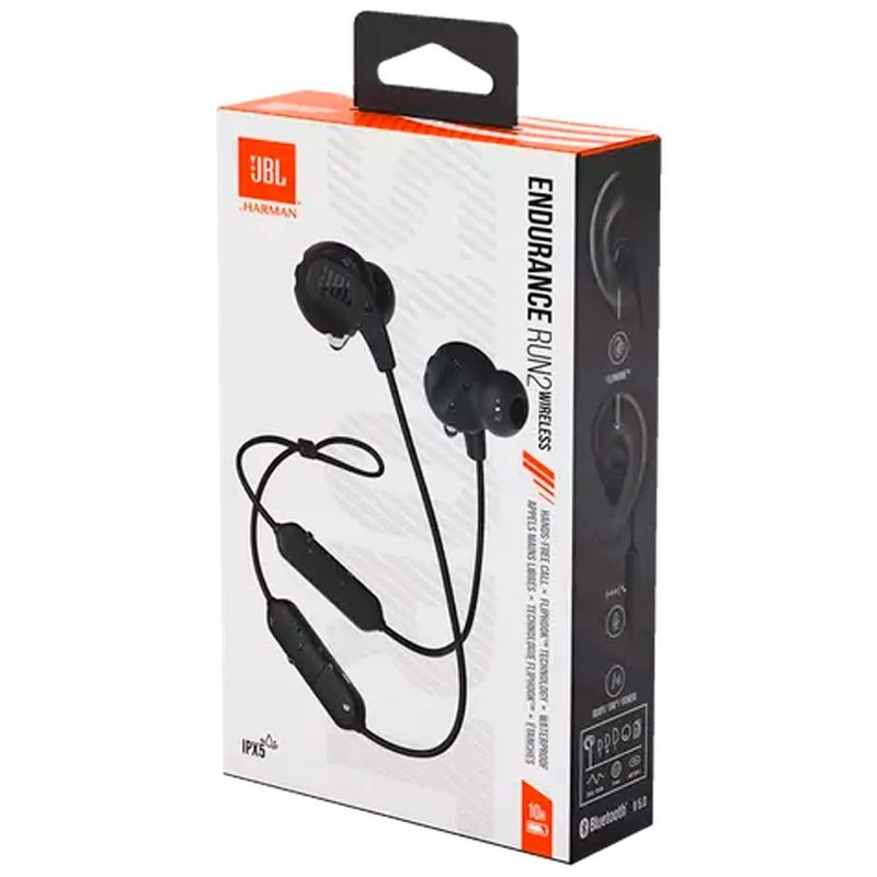 fone de ouvido jbl intra auricular bluetooth endurance run 2 preto (mp)