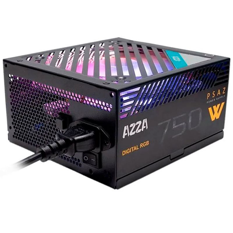 fonte azza atx 750w 80 plus bronze argb (mp)