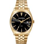 relógio masculino mondaine dourado 32541gpmvde2