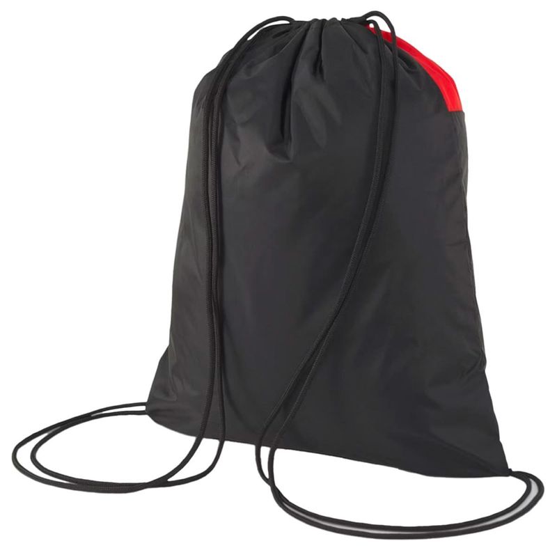Mochila Sacola Puma Team Goal Gym Sack Preta Vermelha