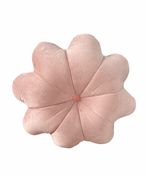 almofada belos móveis flor veludo rosa (mp)