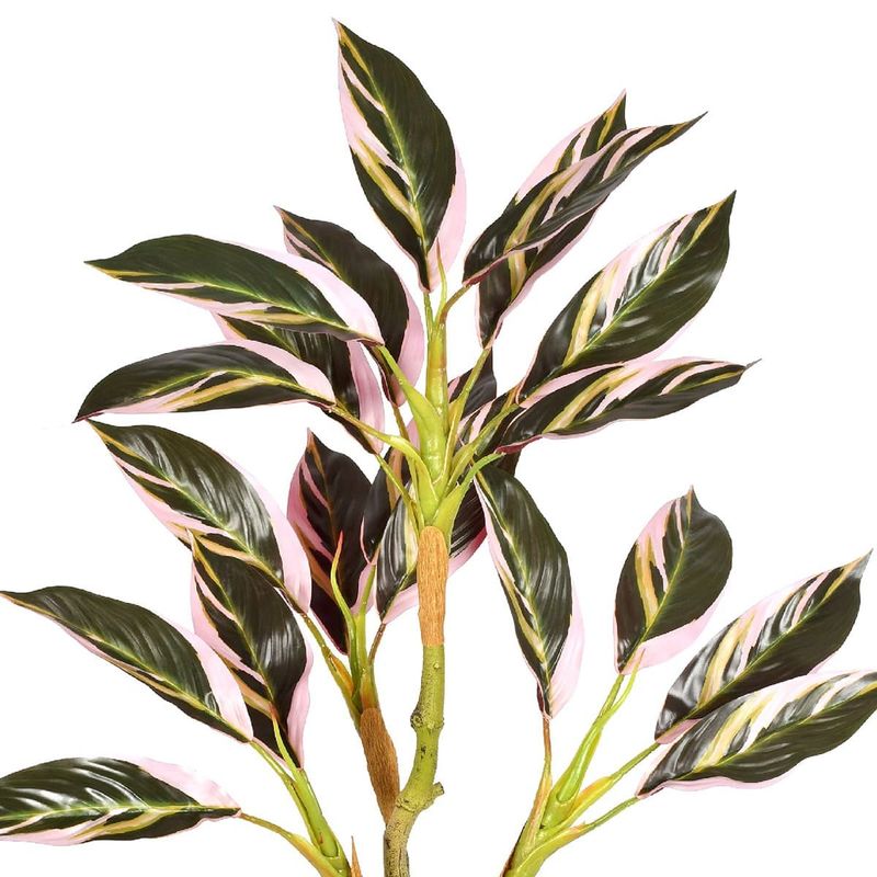 planta artificial grillo aralia folhas x20 toque real 66cm (mp)