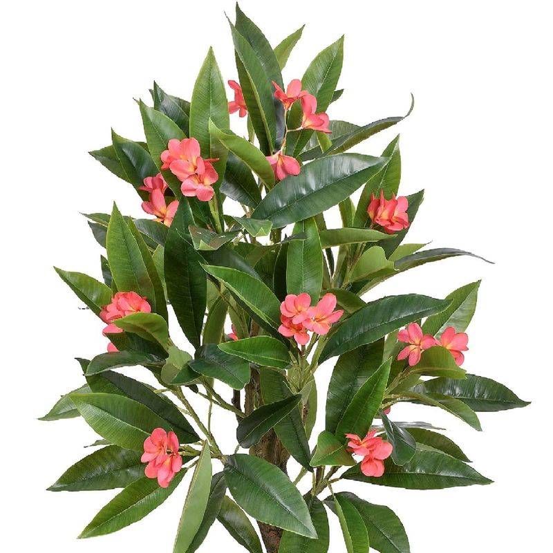 planta artificial grillo frangipania plumeriatoque real rosa 145cm (mp)