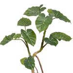 planta artificial grillo folhas x12 real toque philodendro 75cm (mp)