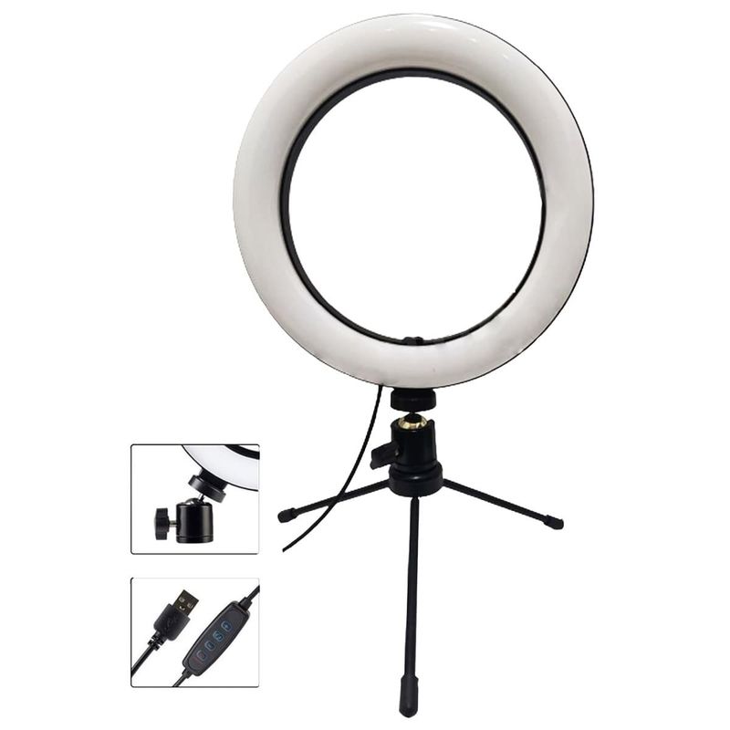 ring light ring fill light 8 polegadas (mp)