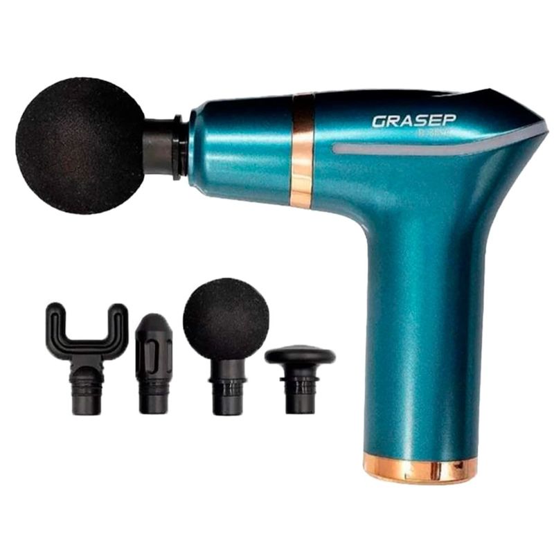 massageador corporal grasep elétrico azul (mp)