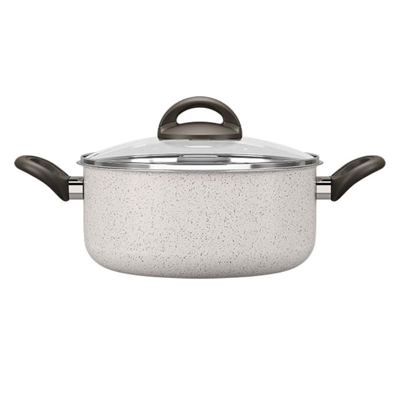 jogo de panelas 7 peças brinox ceramic suprema 7244/101 vanilla