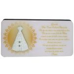placa de mesa nossa senhora aparecida santorine (mp)
