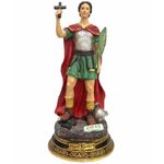 imagem santo expedito comercial carvalho 22cm (mp)