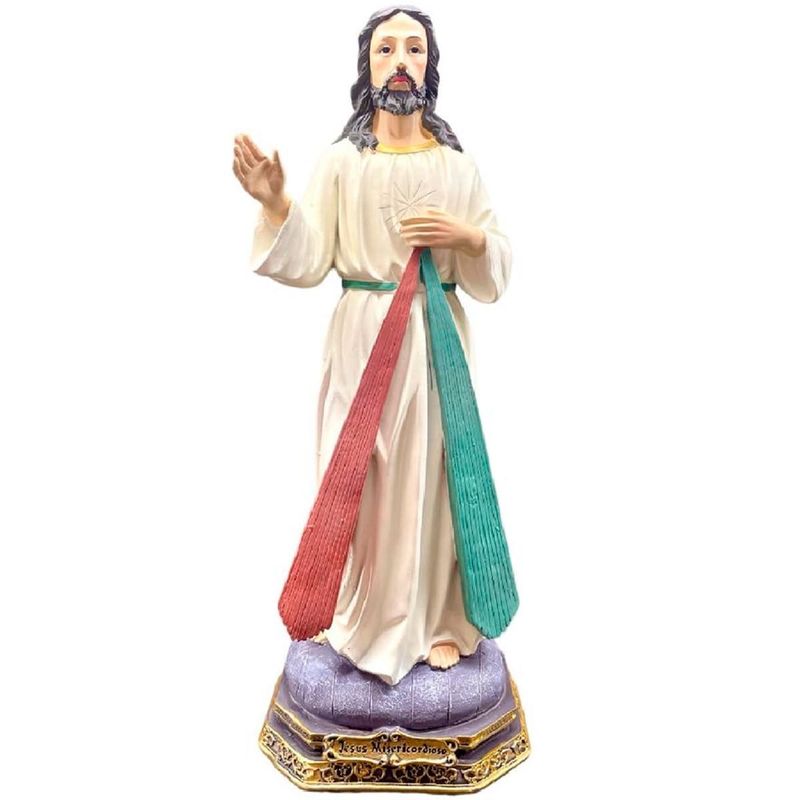 imagem divina misericórdia comercial carvalho 30cm (mp)